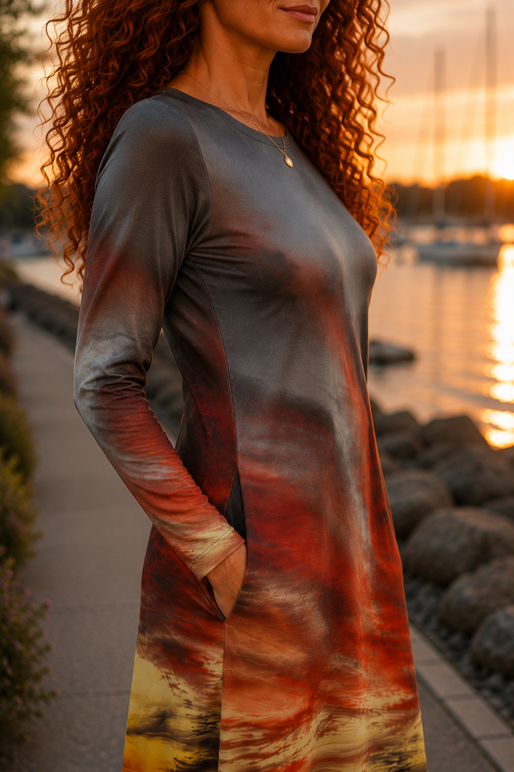 Liliana Maxi Dress - Sunset at Longboat Key
