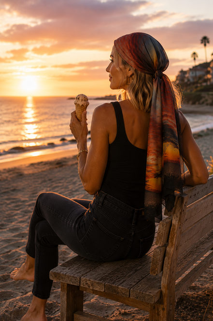 Vivienne Scarf - Sunset at Longboat Key