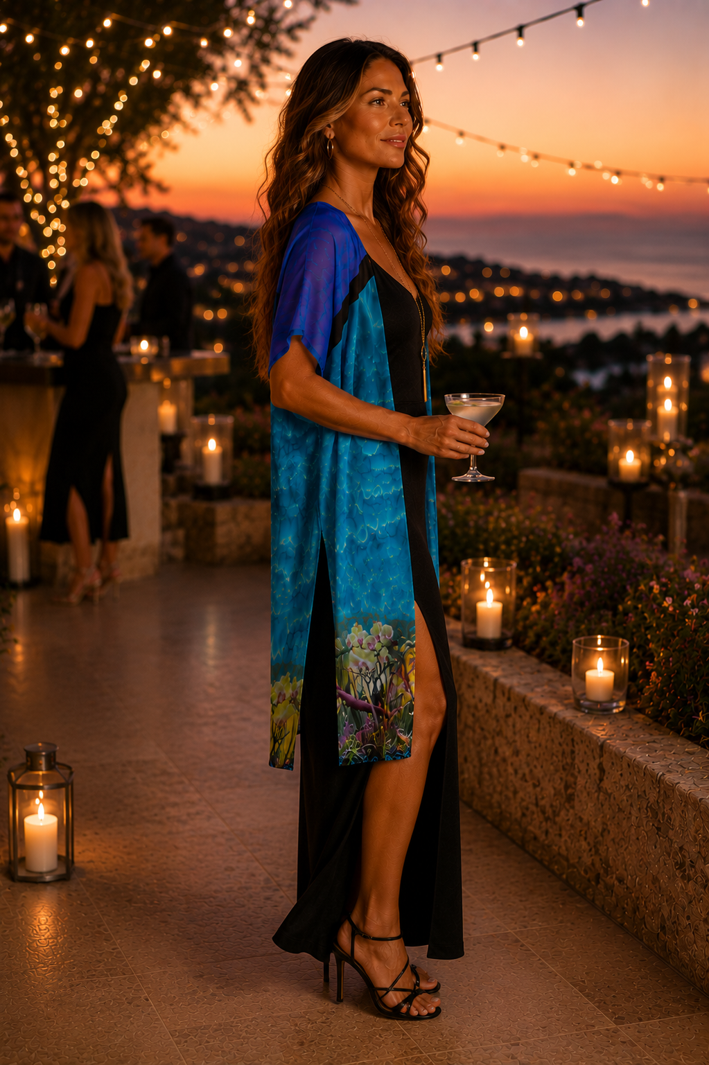 YK Kimono Wrap - Tiffany Light