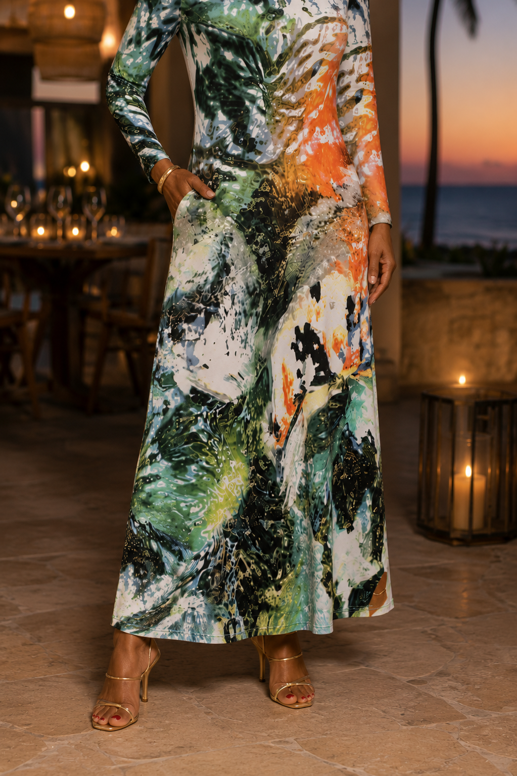 Liliana Maxi Dress - Koi