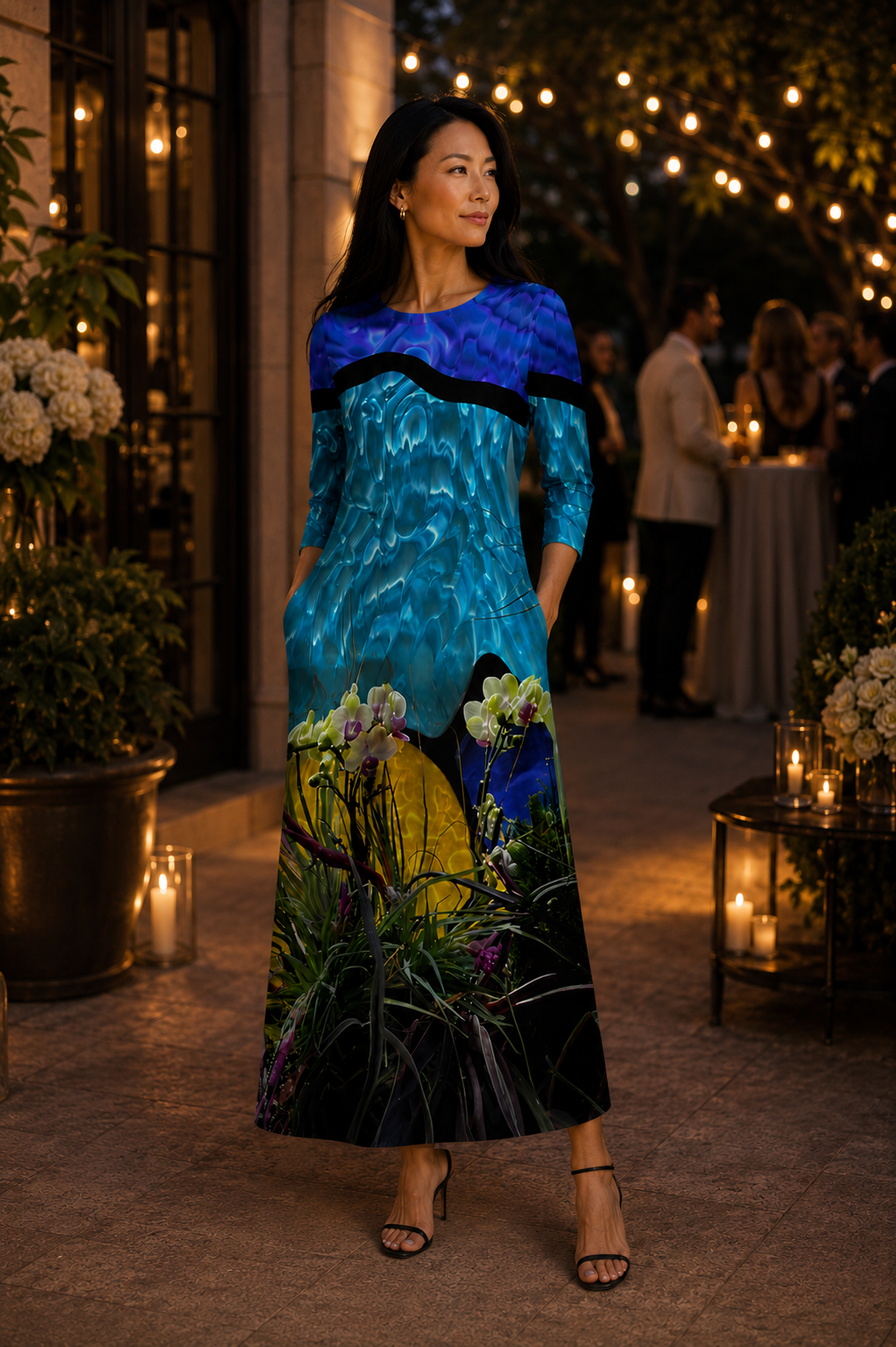 Liliana Maxi Dress - Tiffany Light