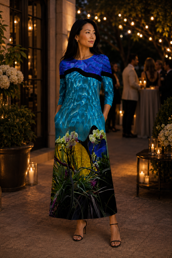 Liliana Maxi Dress - Tiffany Light