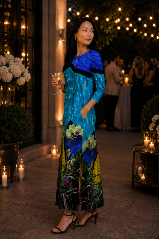 Liliana Maxi Dress - Tiffany Light