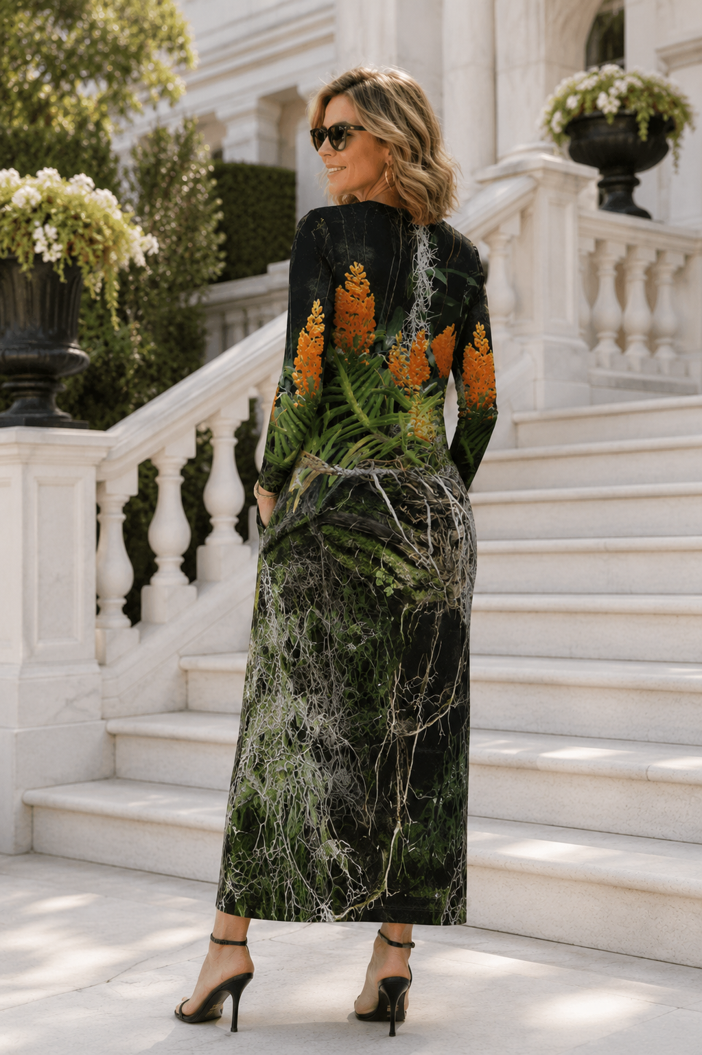 Liliana Maxi Dress - Luscious Tangerine