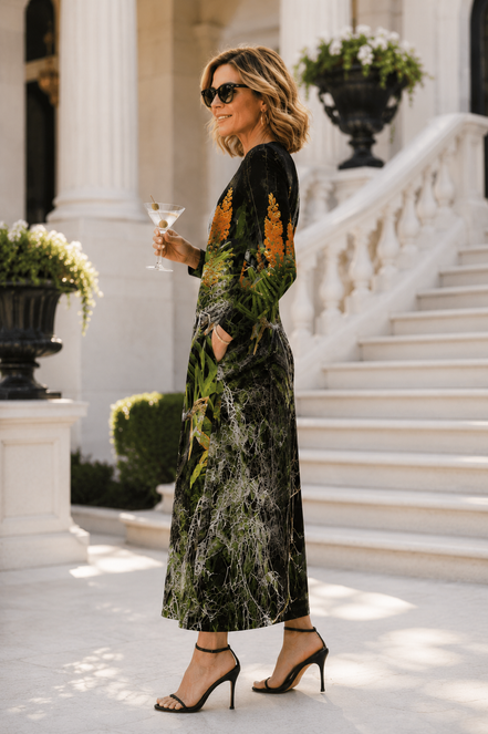 Liliana Maxi Dress - Luscious Tangerine
