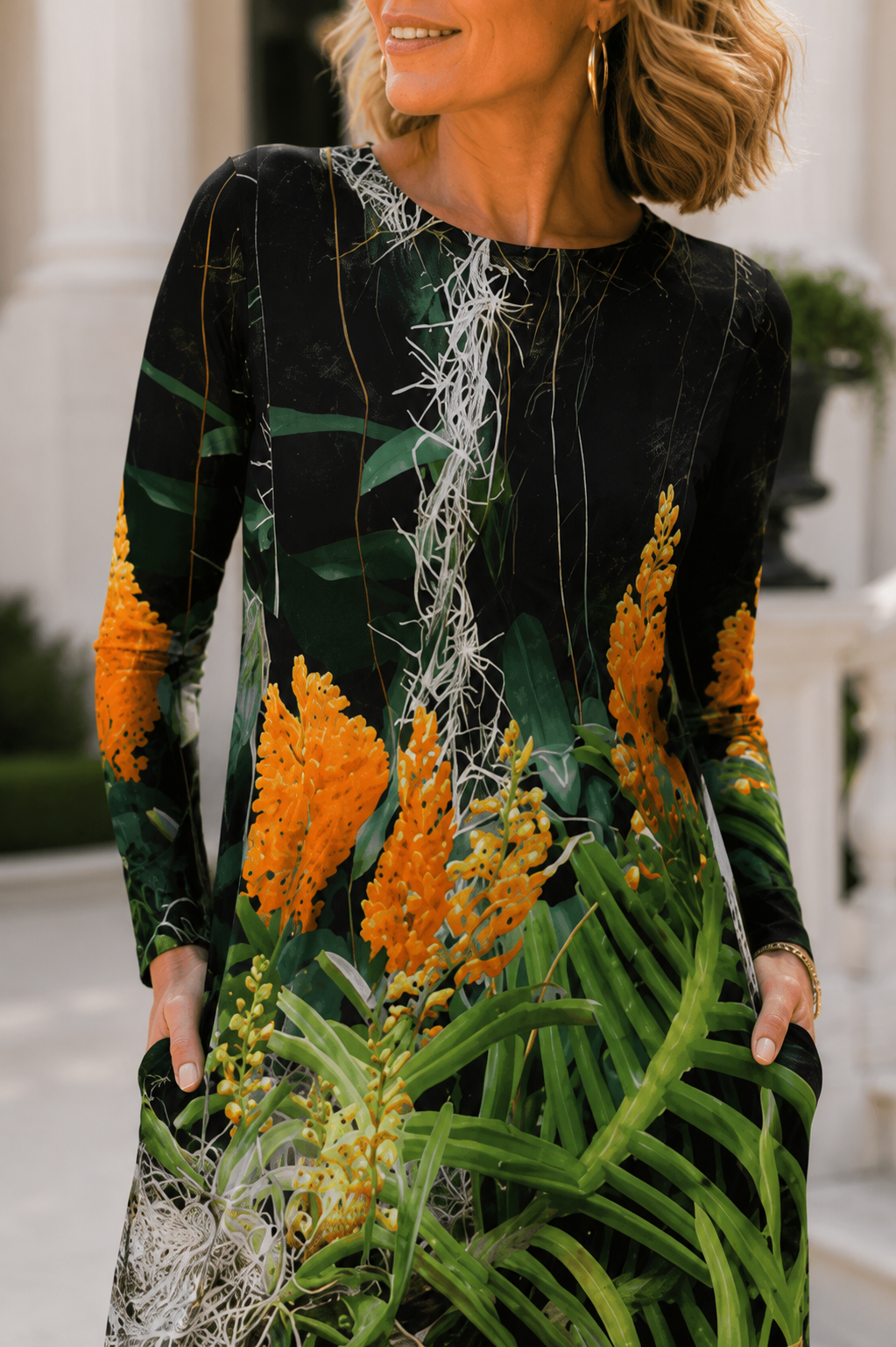 Liliana Maxi Dress - Luscious Tangerine
