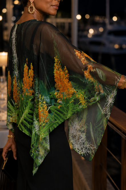 Scarlet Shawl - Luscious Tangerine