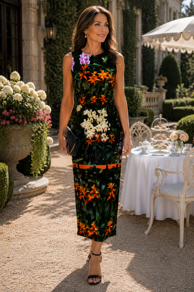 Lena Dress - Flowers Galore