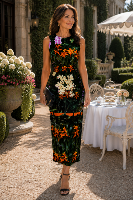 Lena Dress - Flowers Galore