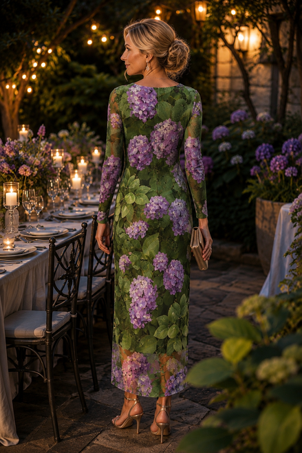 Daniela Maxi (Black Lining) Dress - Hydrangea Haven