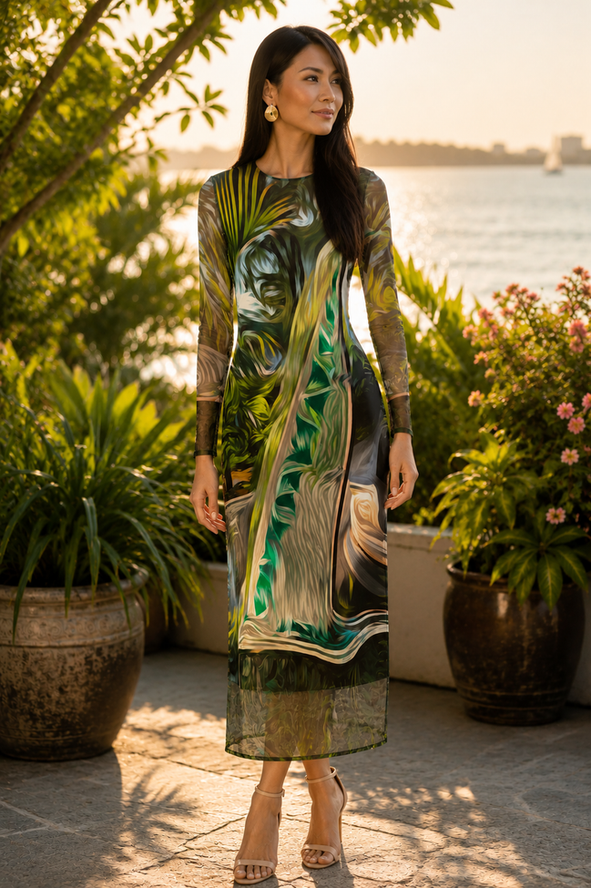 Daniela Maxi (Black Lining) Dress - Whimsy Sail