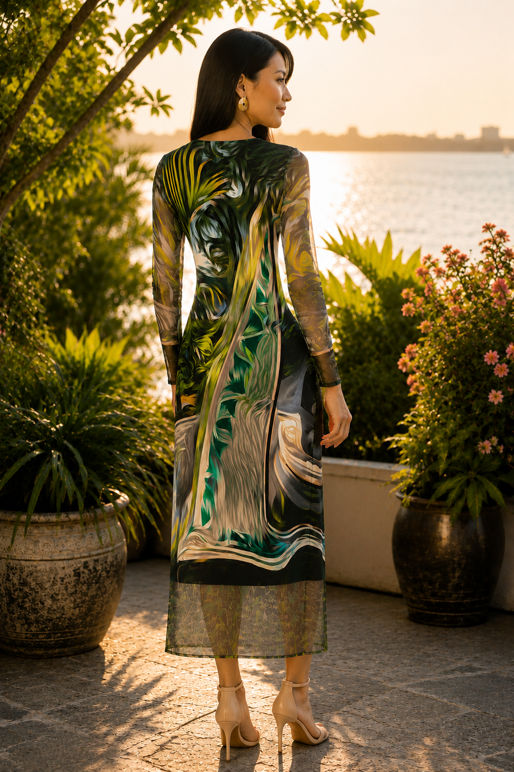 Daniela Maxi (Black Lining) Dress - Whimsy Sail