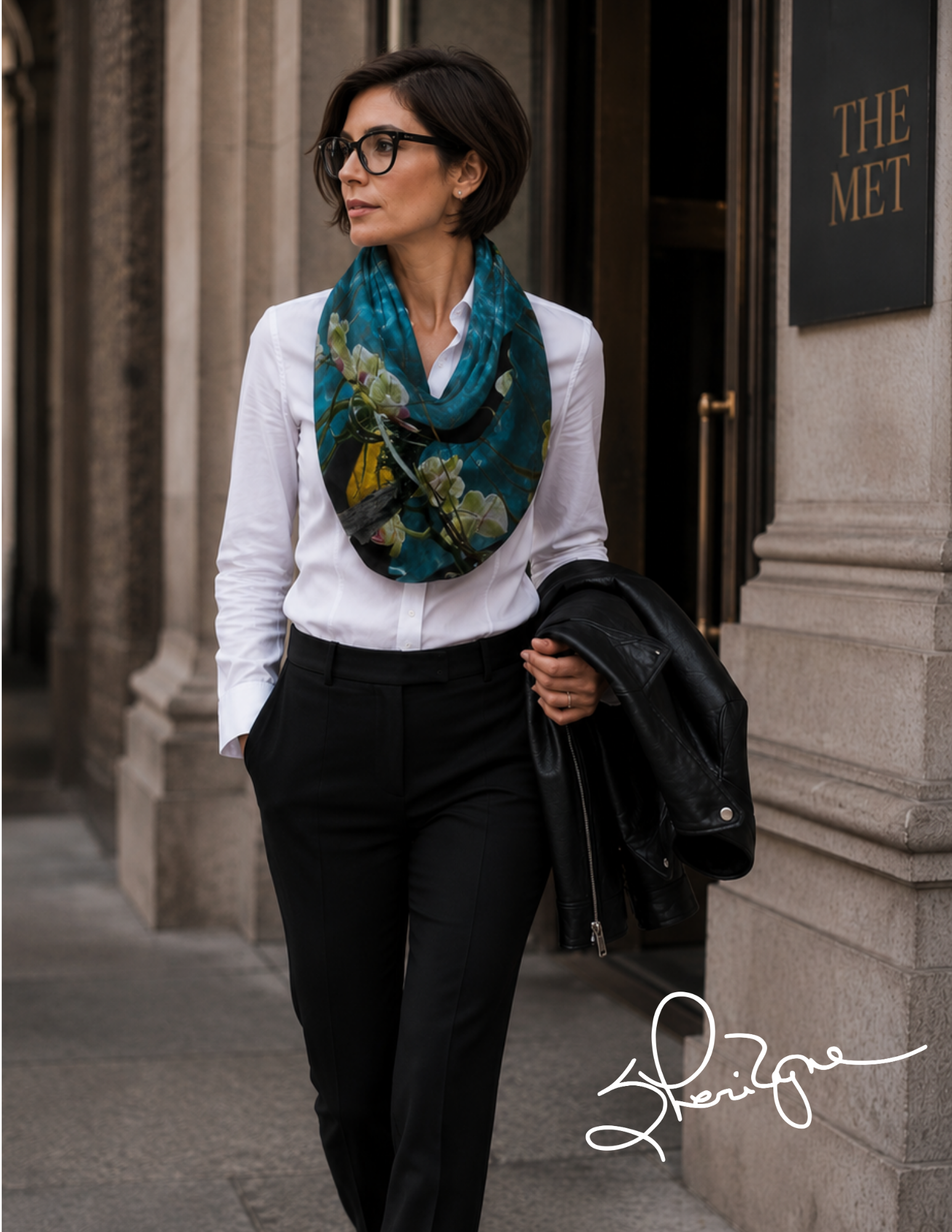 Nora (Sweater Knit) Infinity Scarf - Tiffany Light