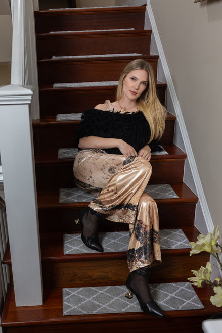 Carla Palazzo Pant - Cobbled Luxe