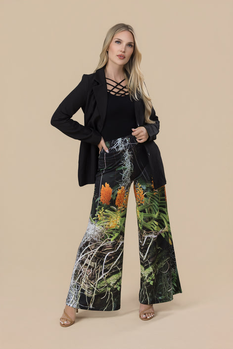 Pantalón Carla Palazzo - Mandarina Exquisita