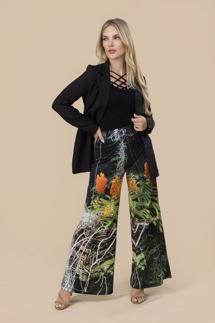 Carla Palazzo Pant - Luscious Tangerine