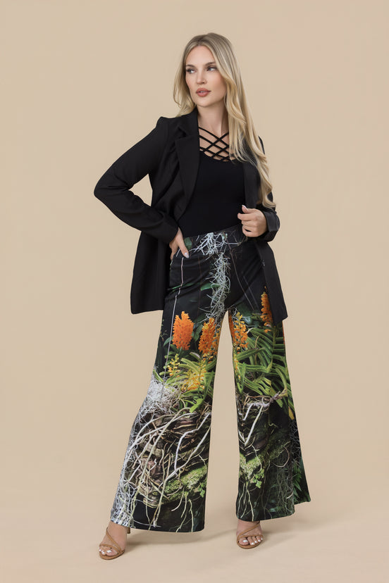 Carla Palazzo Pant - Luscious Tangerine