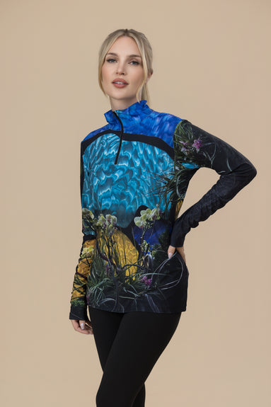 Jamie Zip Top - Tiffany Light