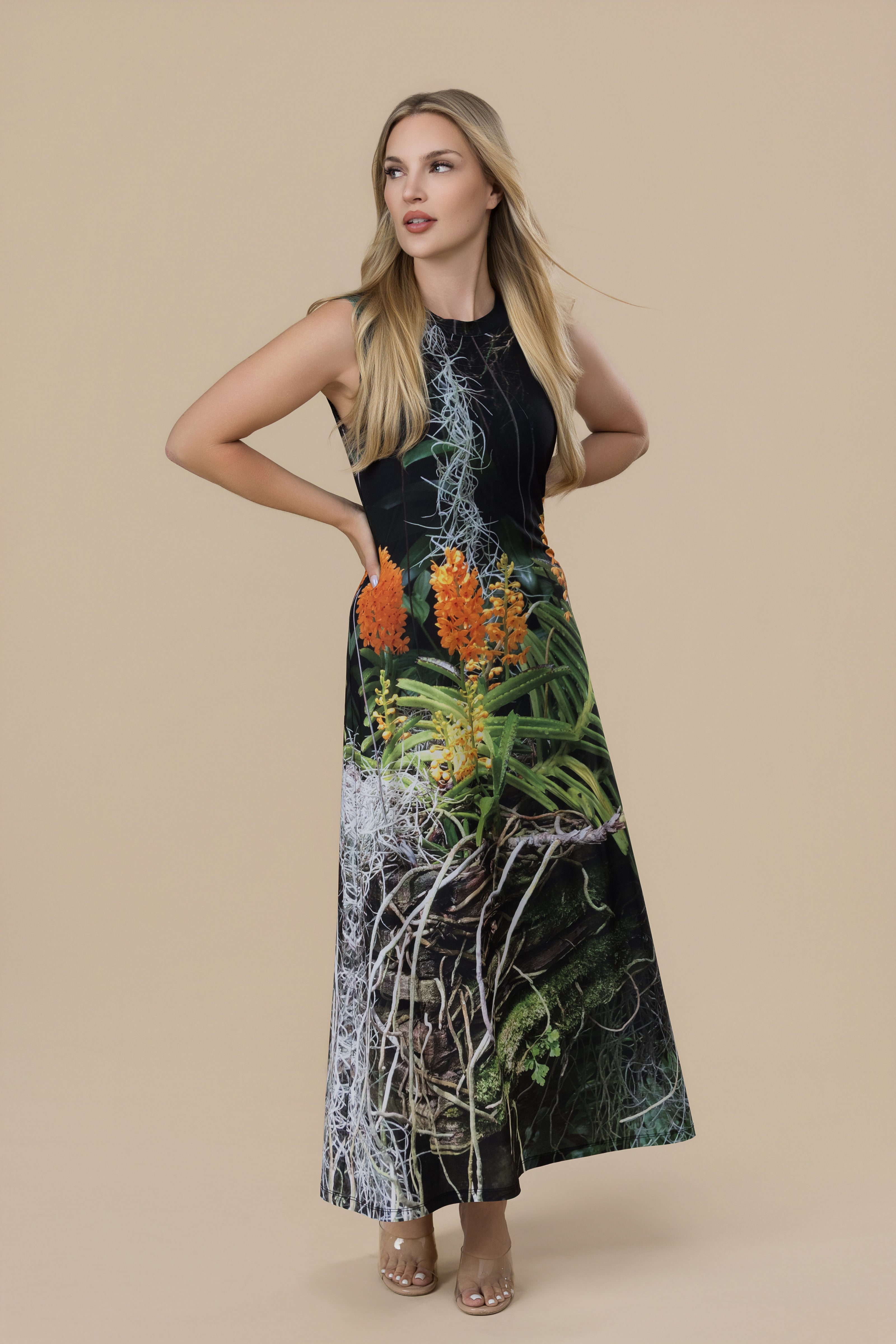 Vestido Lena - Mandarina Exquisita