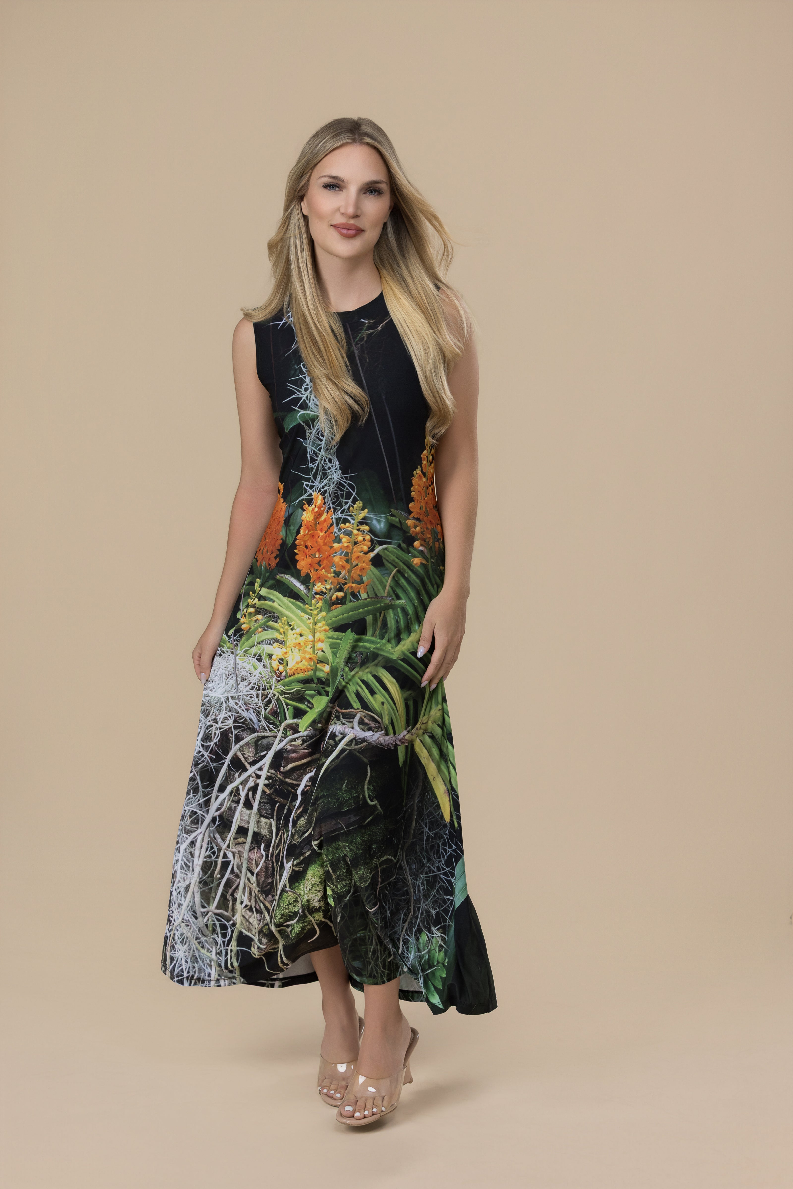 Vestido Lena - Mandarina Exquisita
