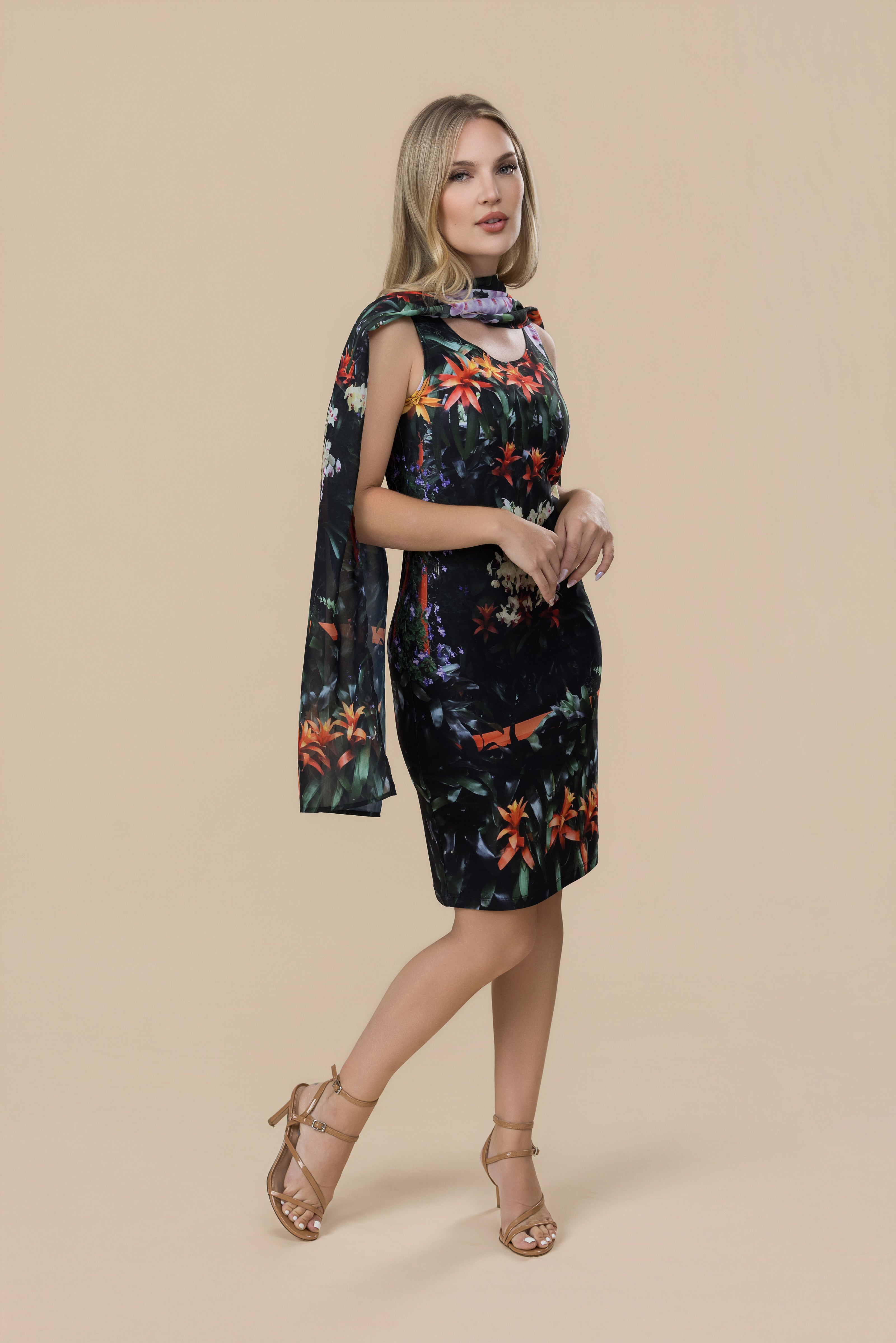 Bufanda Vivienne - Flores en abundancia