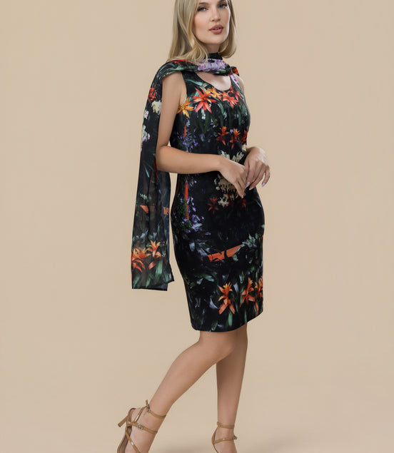 Bufanda Vivienne - Flores en abundancia