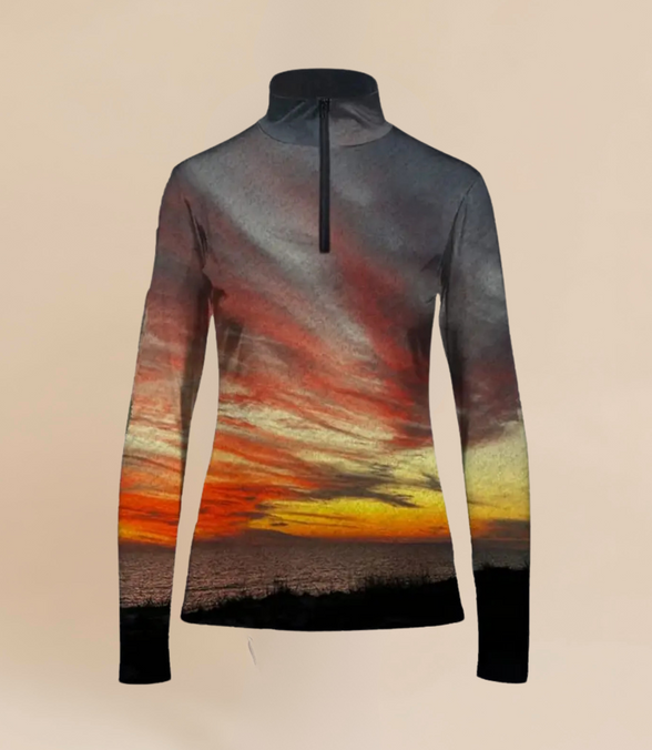 Jaimie Zip Top - Atardecer en Longboat Key