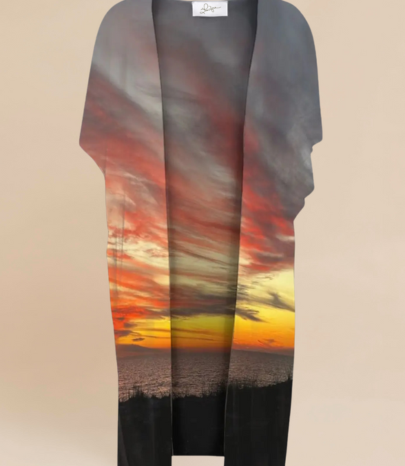 Kimono YK Wrap - Atardecer en Longboat Key