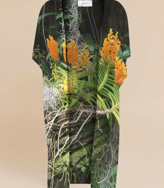 Kimono YK Wrap - Mandarina deliciosa