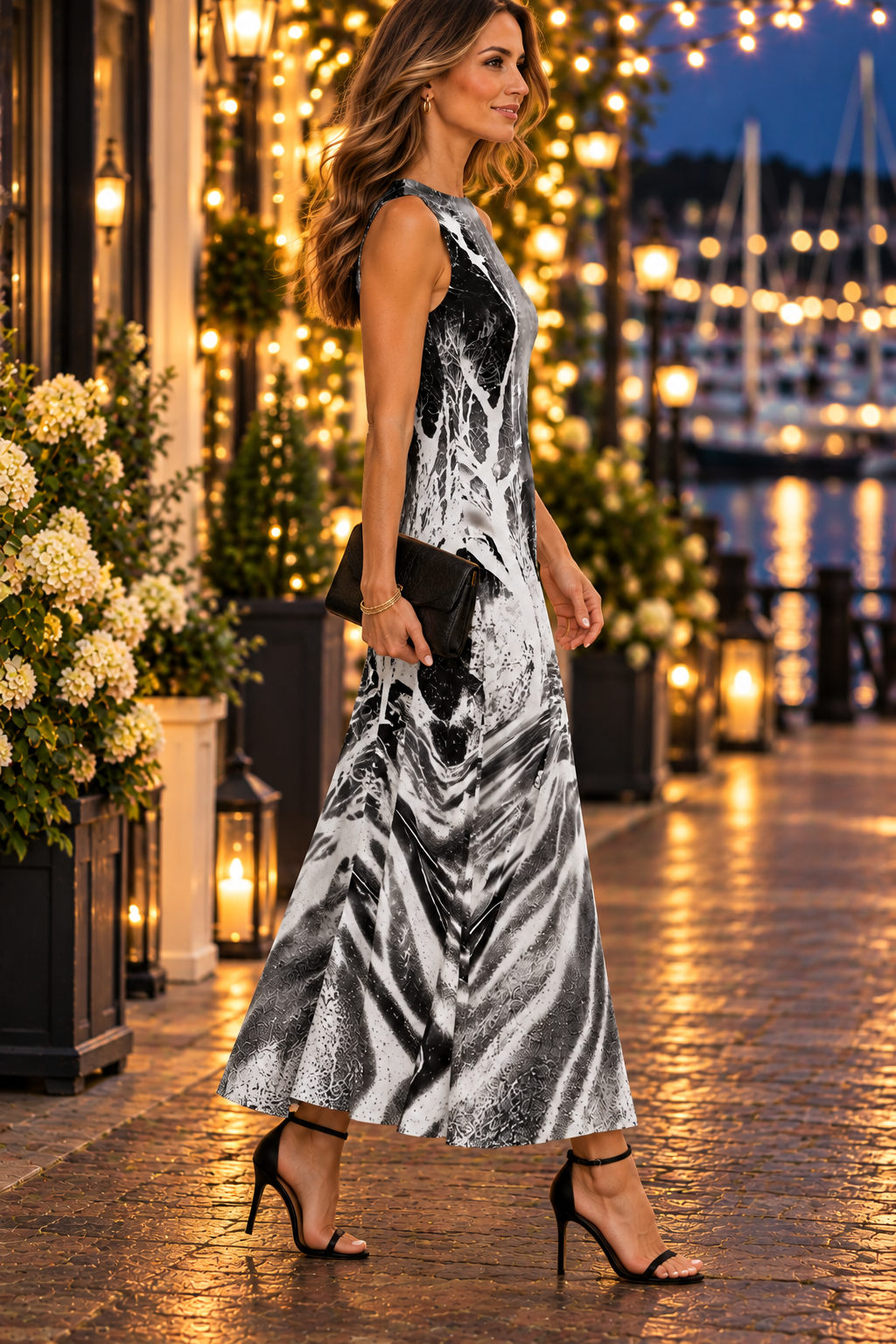 Lena Dress - Shadows