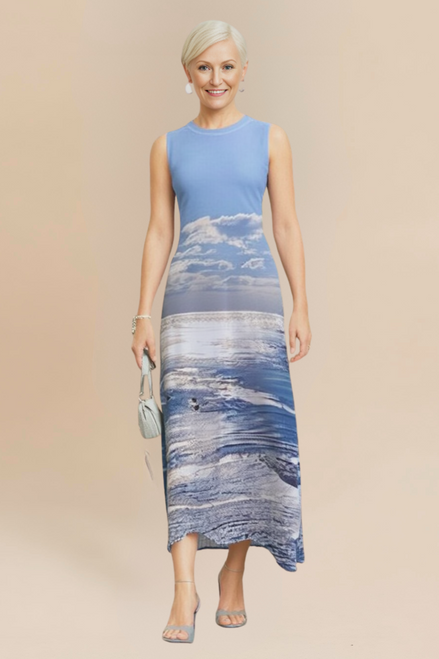 Lena Dress - Birds at Sunrise