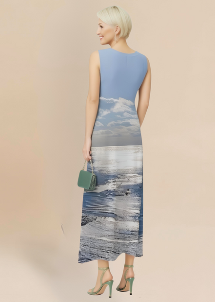 Lena Dress - Birds at Sunrise