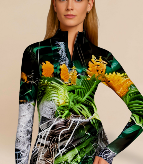 Jaimie Zip Top - Mandarina Deliciosa