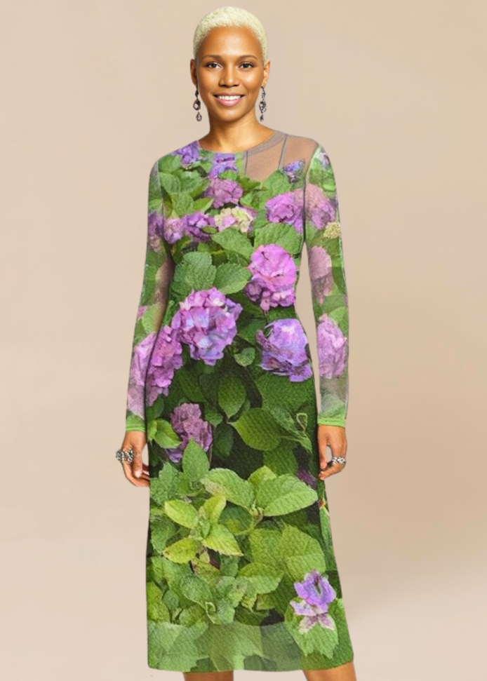 Vestido largo Liliana - Hydrangea Haven
