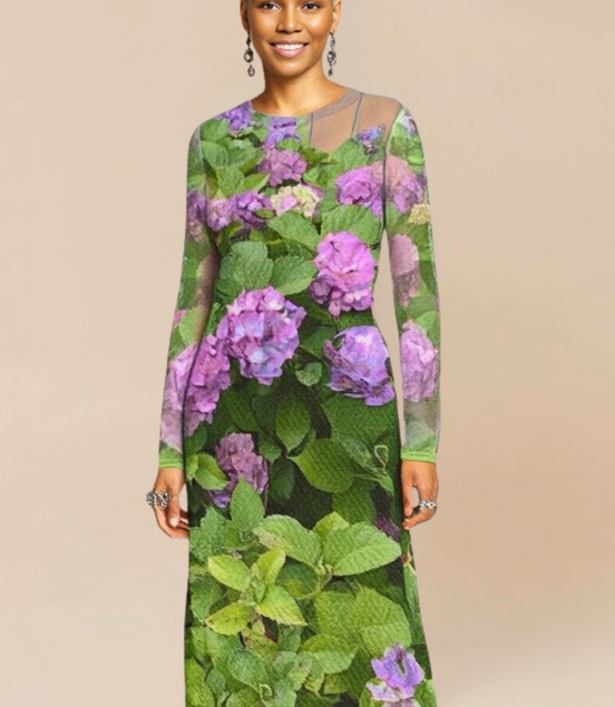 Vestido largo Liliana - Hydrangea Haven