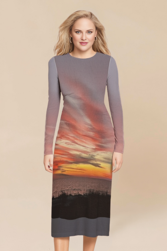 Vestido largo Liliana