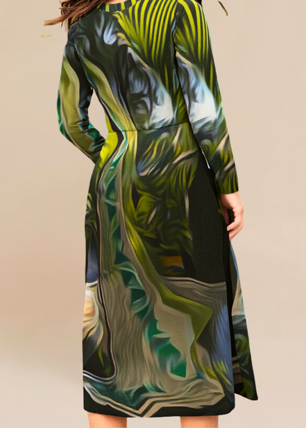 Liliana Maxi Dress - Whimsy Sail