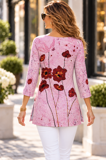 Patti Tunic II - Pink Poppi