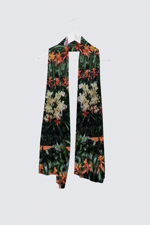 Aspen (Sweater Knit) Scarf - Flowers Galore