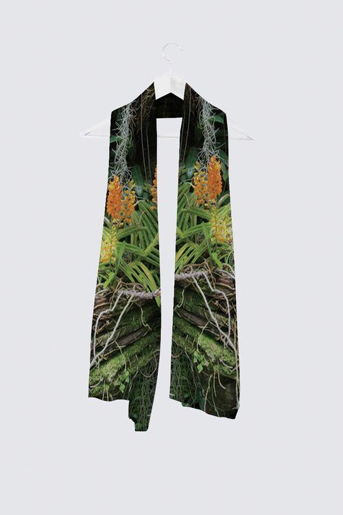 Aspen (Sweater Knit) Scarf - Luscious Tangerine
