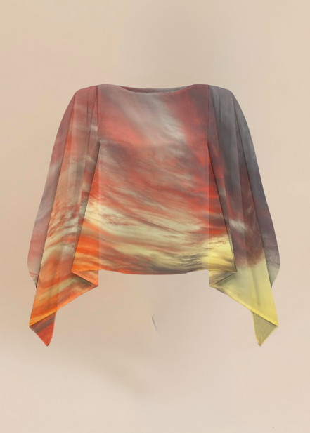Scarlet Shawl - Sunset at Longboat Key
