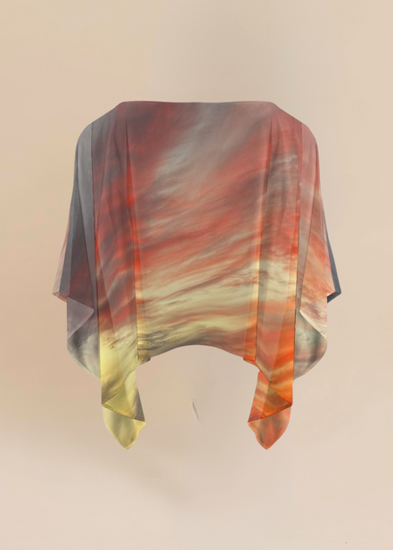 Scarlet Shawl - Sunset at Longboat Key