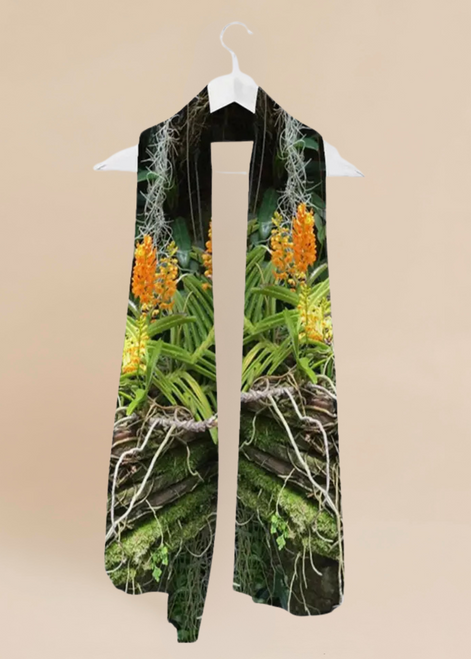 Bufanda Vivienne - Mandarina deliciosa