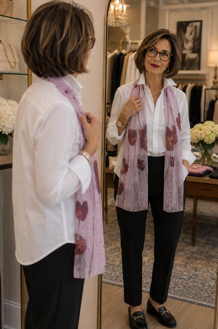 Vivienne Scarf - Pink Poppi