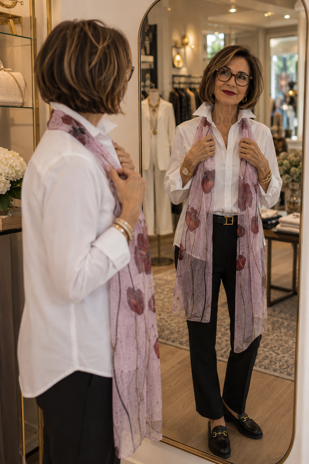 Vivienne Scarf - Pink Poppi