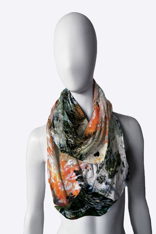 Nora (Sweater Knit) Infinity Scarf - Koi