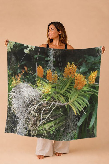 Pareo - 140 Square - Luscious Tangerine