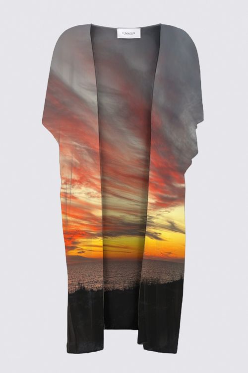 YK Kimono Wrap - Sunset at Longboat Key