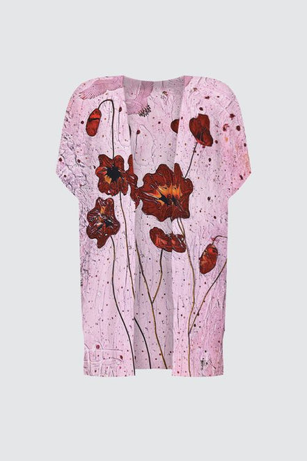 YK Kimono Wrap - Pink Poppi