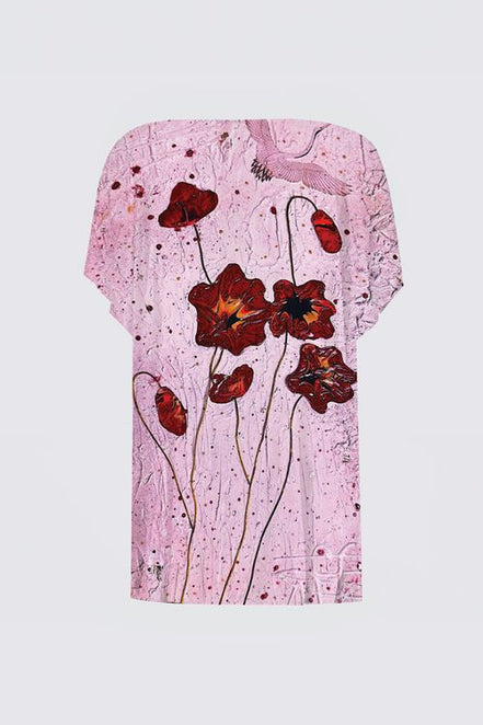 YK Kimono Wrap - Pink Poppi